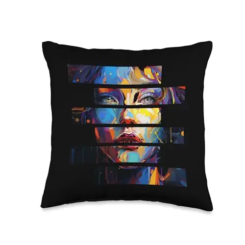 Chromatic Fragmentation: Kaleidoscope of Emotion Throw