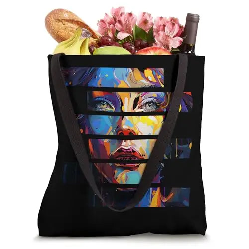 Chromatic Fragmentation: Kaleidoscope of Emotion Tote Bag