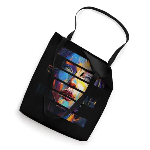 Chromatic Fragmentation: Kaleidoscope of Emotion Tote Bag