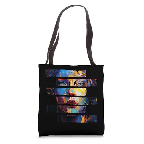 Chromatic Fragmentation: Kaleidoscope of Emotion Tote Bag