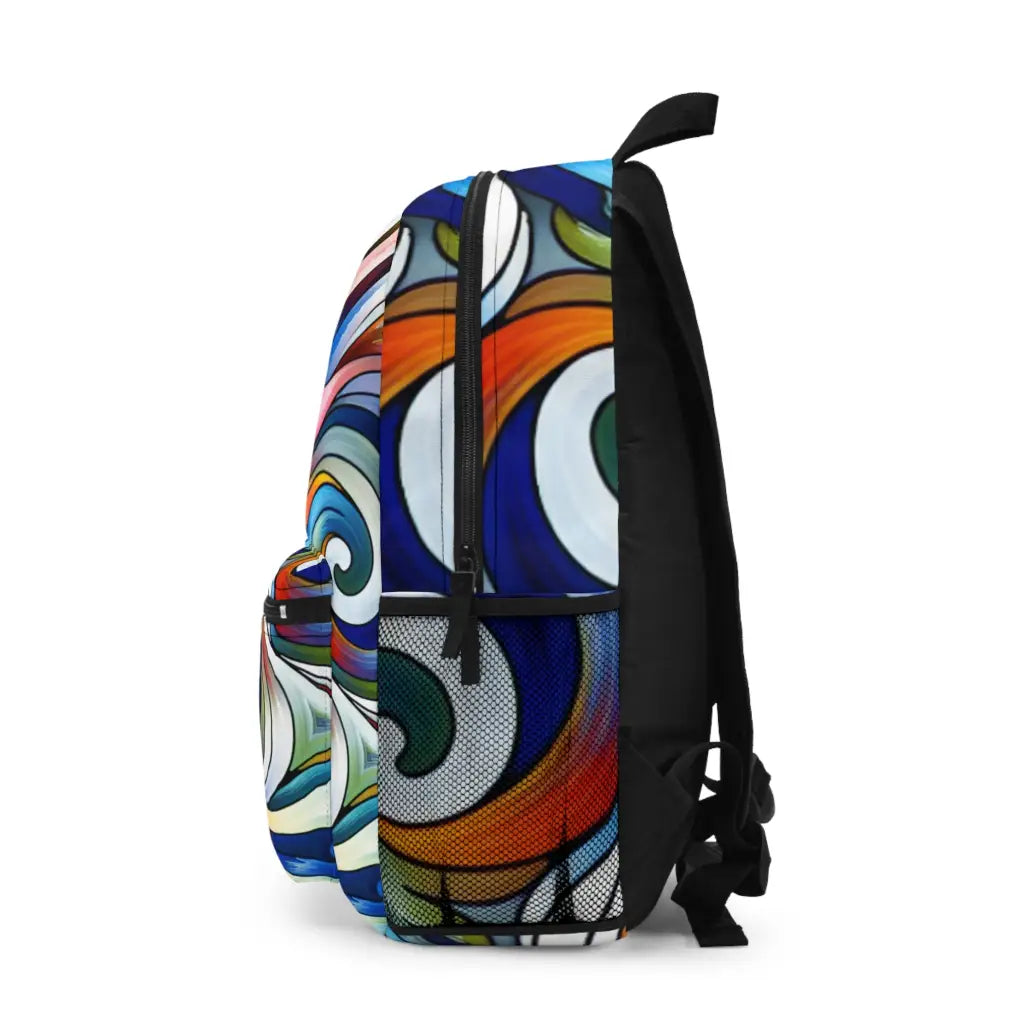 Chromatic Ripples Backpack One size Bags