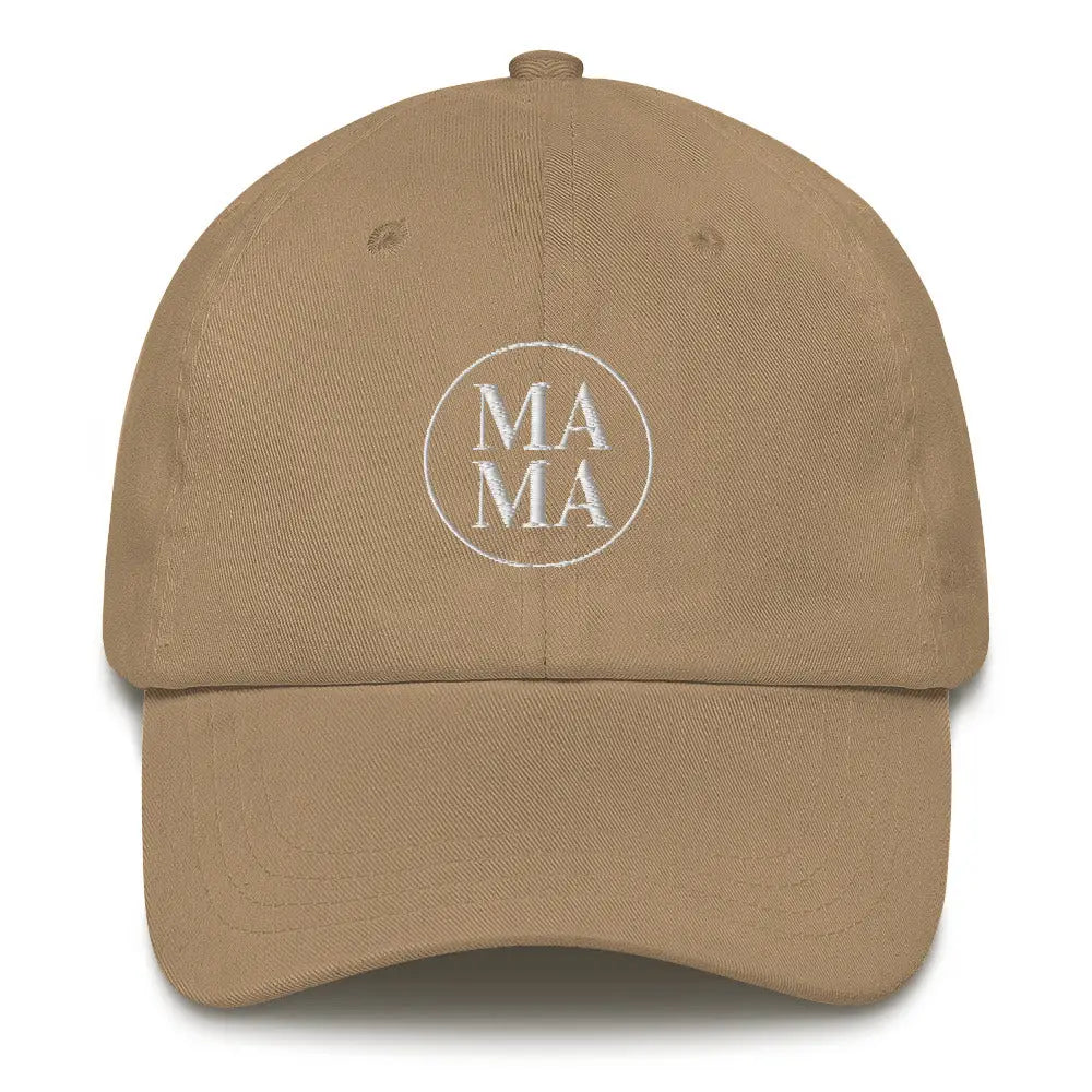 Circle Mama Dad Hat - Khaki