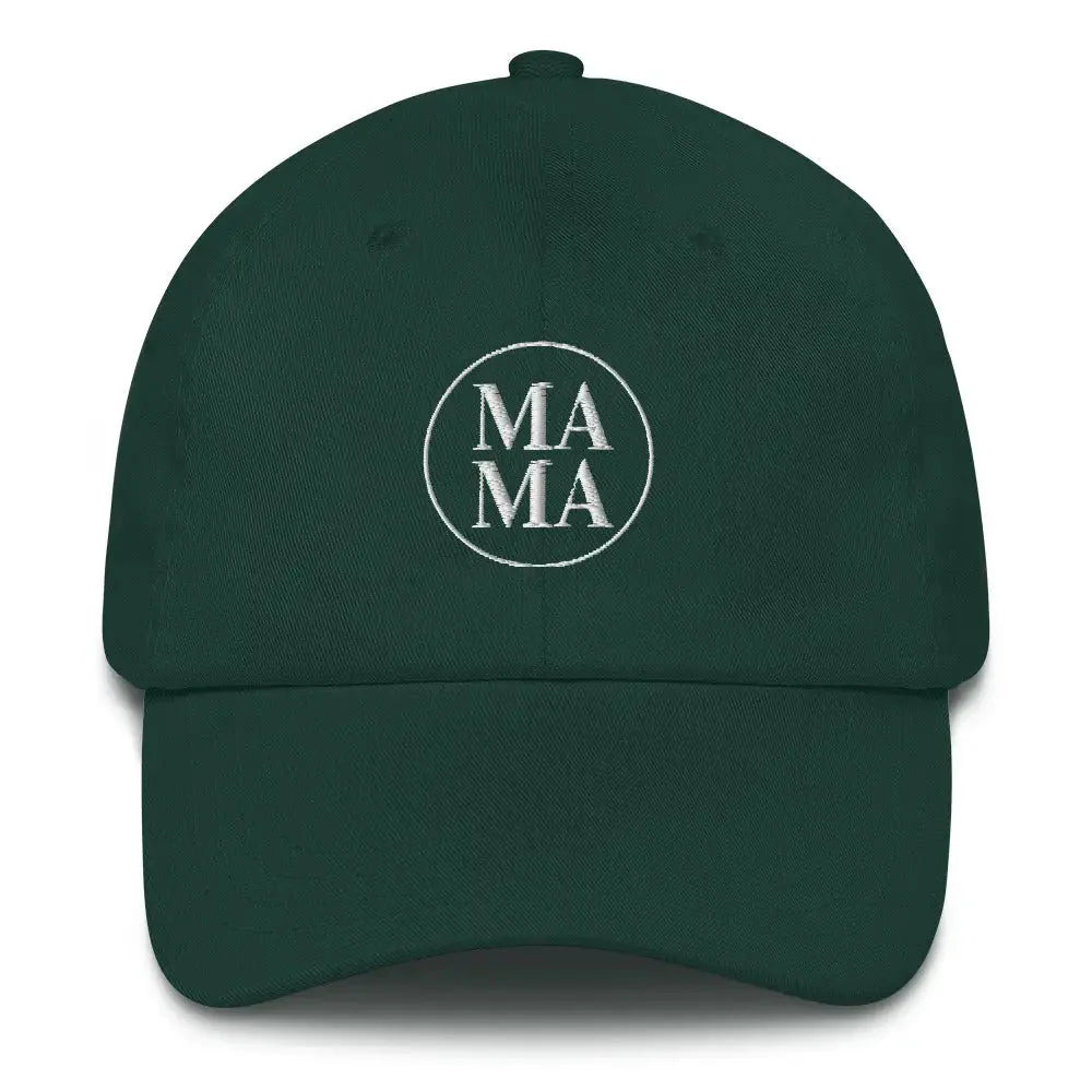 Circle Mama Dad Hat - Spruce