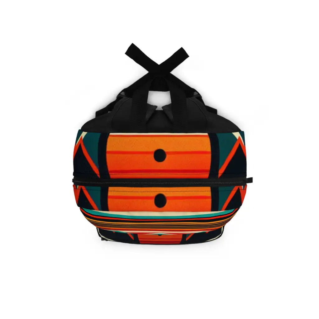 Circle of Mountains and Waves Backpack One size Bags