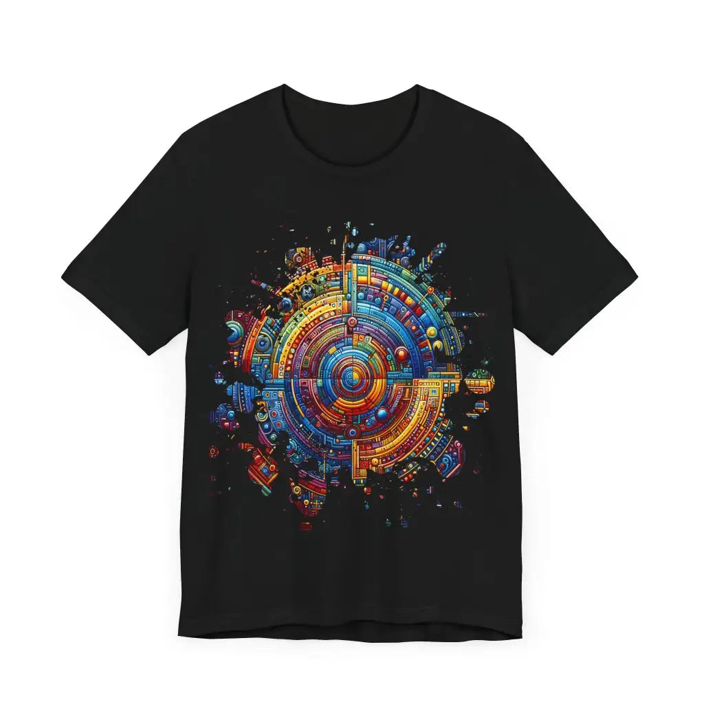 Circuit Mandala Explosion - Jersey Short Sleeve Tee