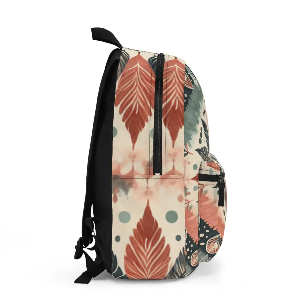 Circular Array of Botanical Patterns - Backpack - One size