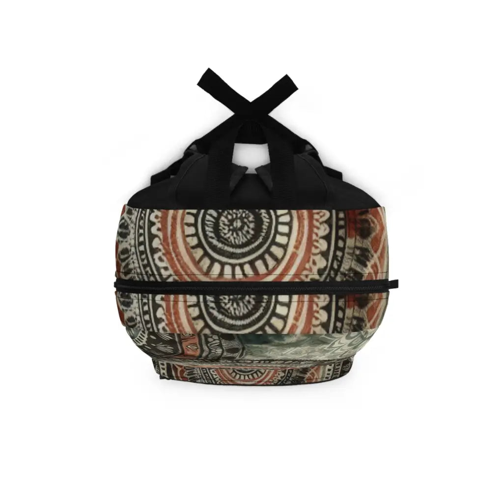 Circular Essence in Earth Tones - Backpack - One size - Bags