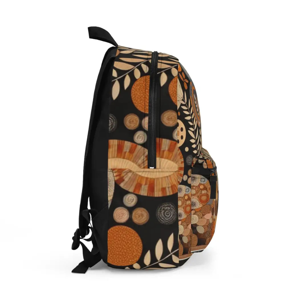 Circular Harmony in Earth Tones Backpack One size Bags