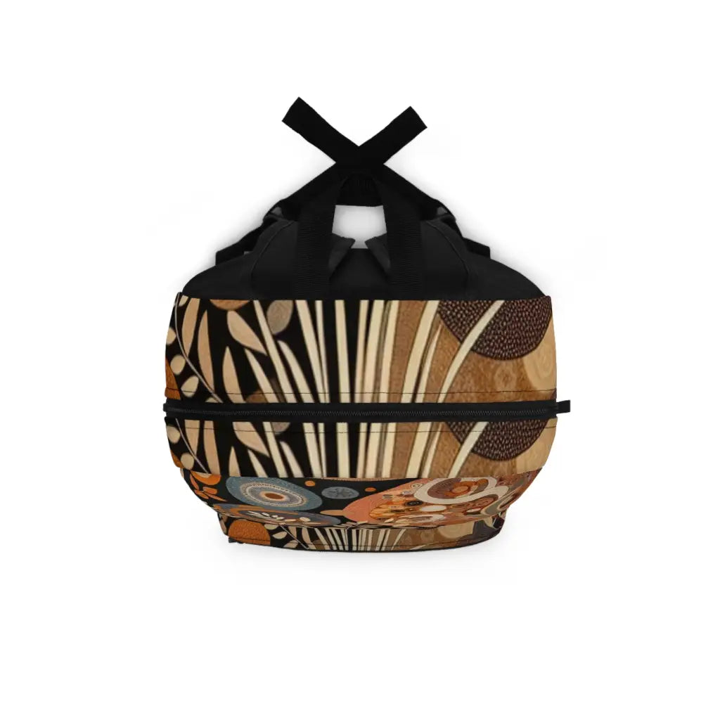 Circular Harmony in Earth Tones Backpack One size Bags