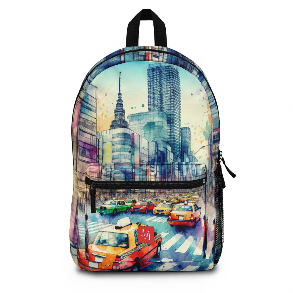 City Crossing in Watercolors Backpack One size Bags