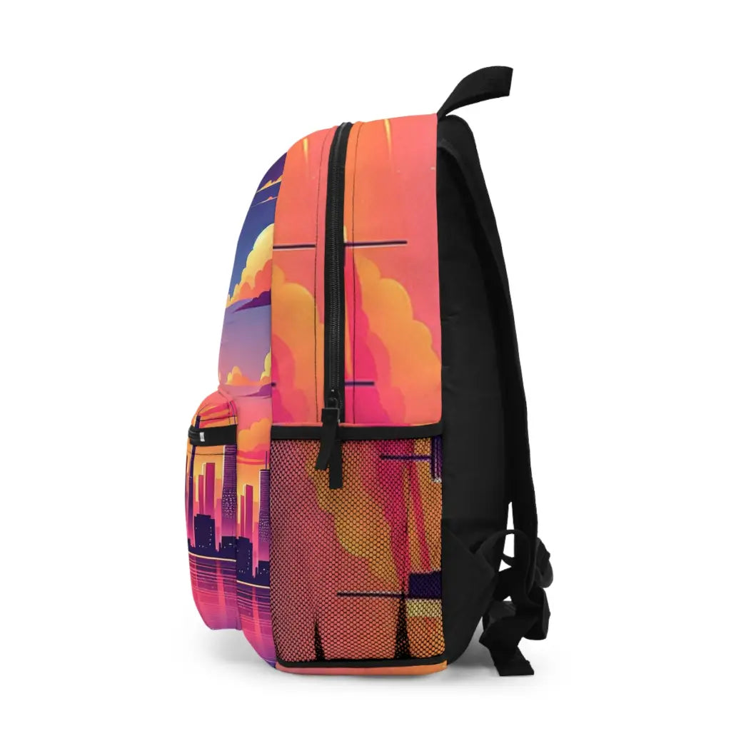 Cityscape at Dusk Backpack One size Bags