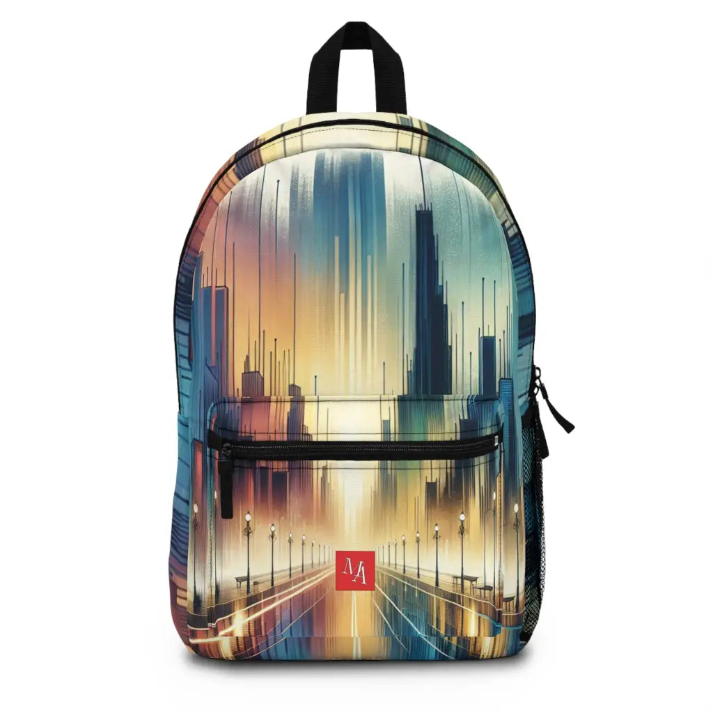 Cityscape at Dusk Backpack One size Bags