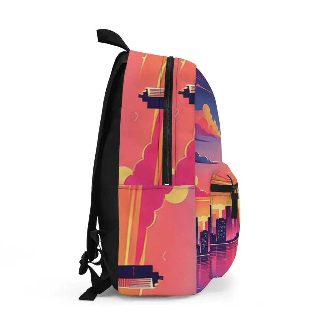 Cityscape at Dusk Backpack One size Bags