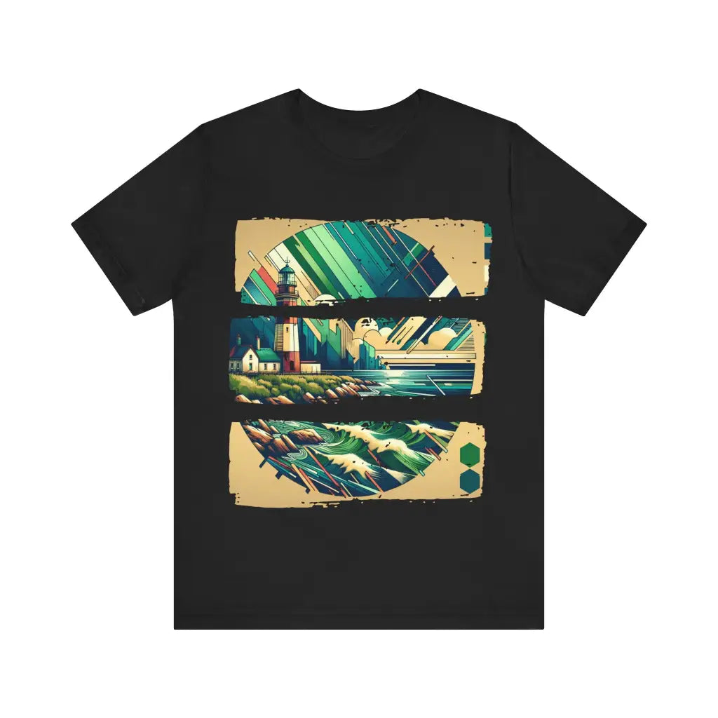 Coastal Beacon at Daybreak - Jersey Short Sleeve Tee