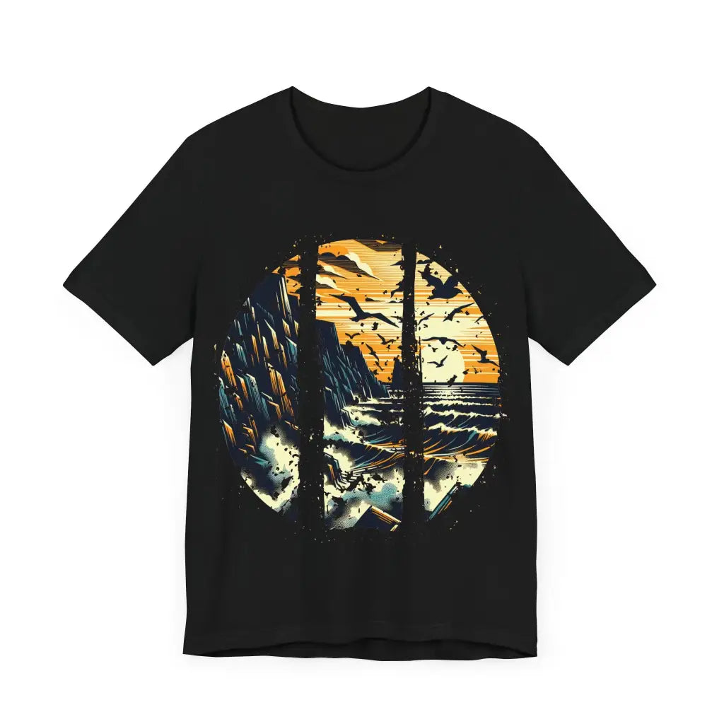 Coastal Horizons Jersey Short Sleeve Tee T Shirt