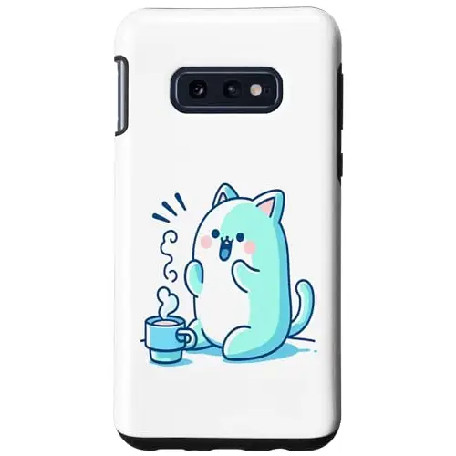 Coffee Cat Delight Case (Galaxy S10) Wireless