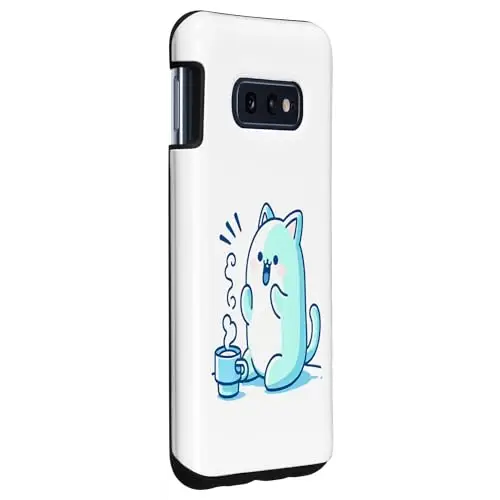 Coffee Cat Delight Case (Galaxy S10) Wireless