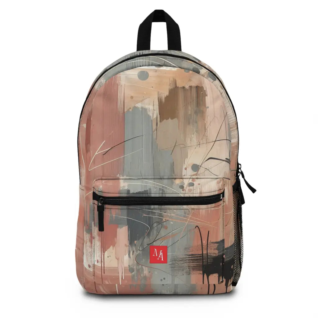 Colorful Abstract Composition Backpack One size Bags