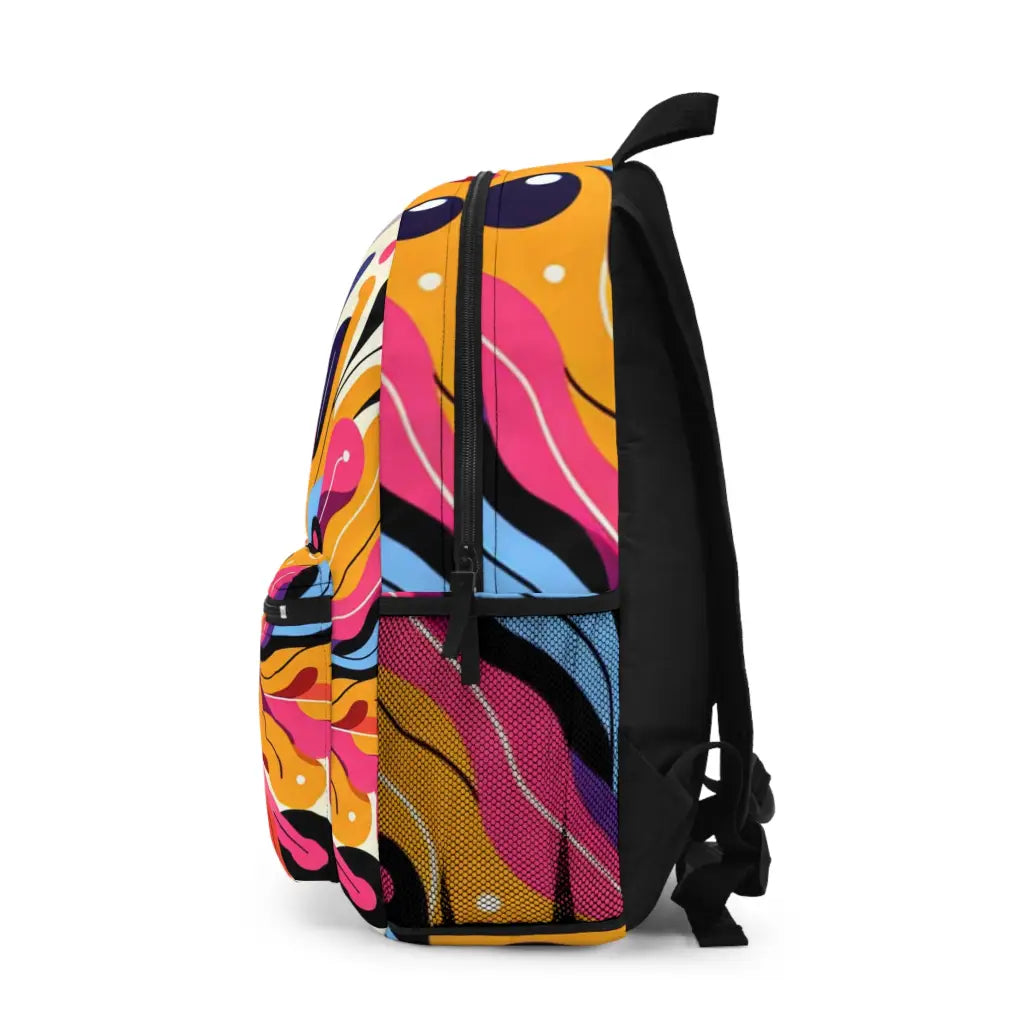 Colorful Abstract Patterns Backpack One size Bags