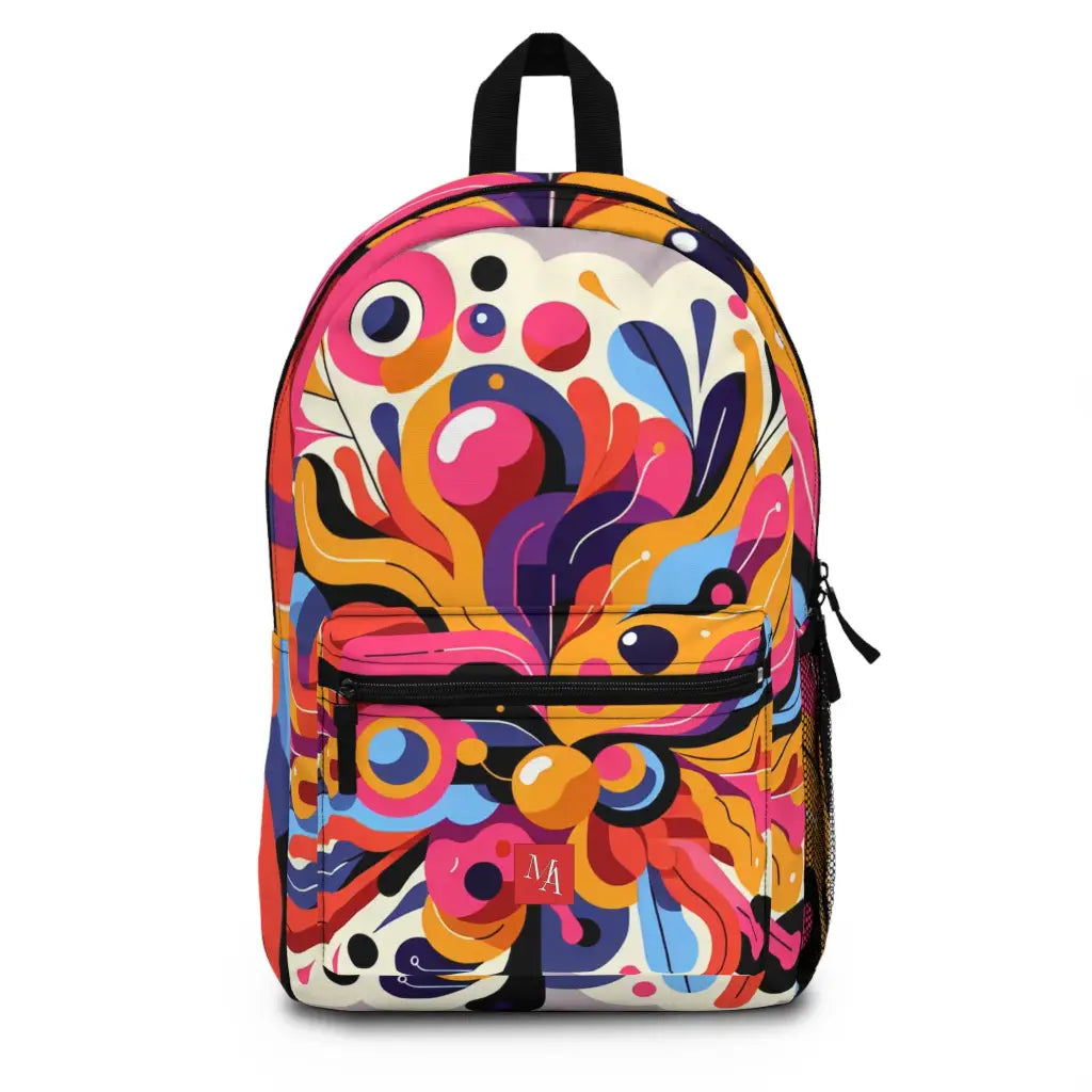Colorful Abstract Patterns Backpack One size Bags