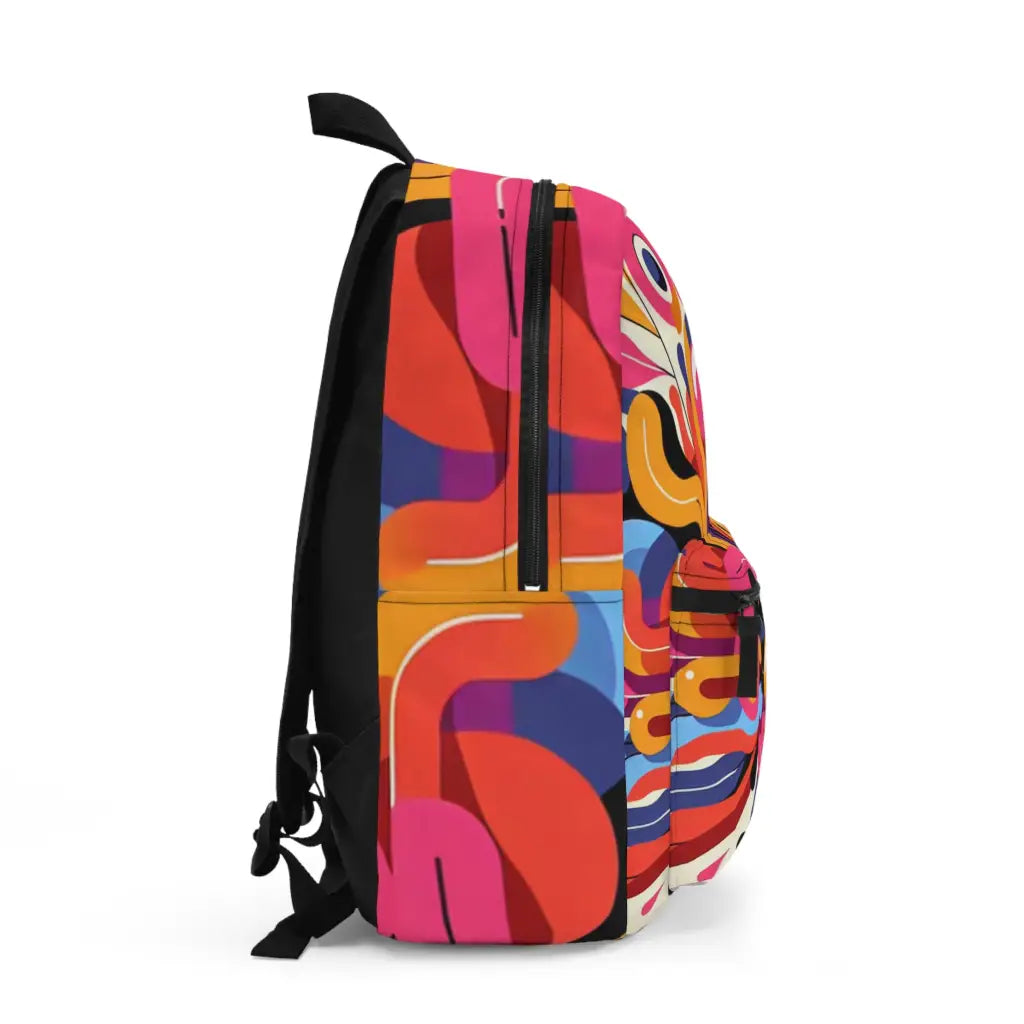 Colorful Abstract Patterns Backpack One size Bags