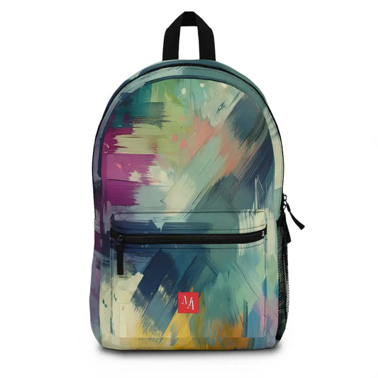 Colorful Brushstrokes Backpack One size Bags