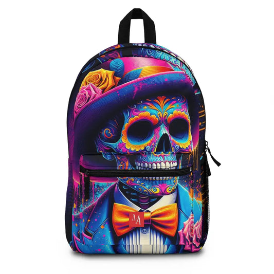 Colorful Calavera Gentleman Backpack One size Bags