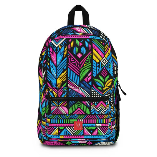 Colorful Cultural Patchwork Backpack One size Bags