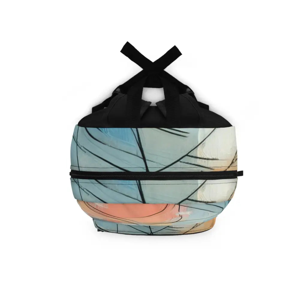 Colorful Curves Exploration Backpack One size Bags