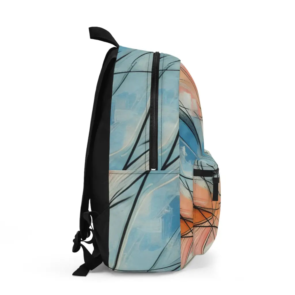 Colorful Curves Exploration Backpack One size Bags