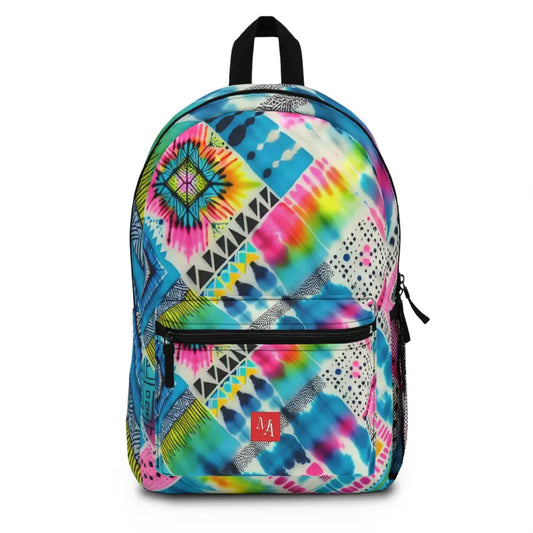 Colorful Geometric Mosaic Backpack One size Bags