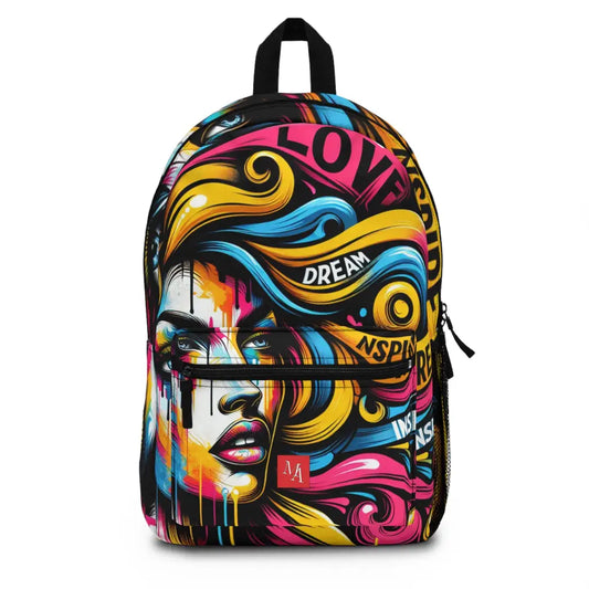 Colorful Graffiti Muse Backpack One size Bags