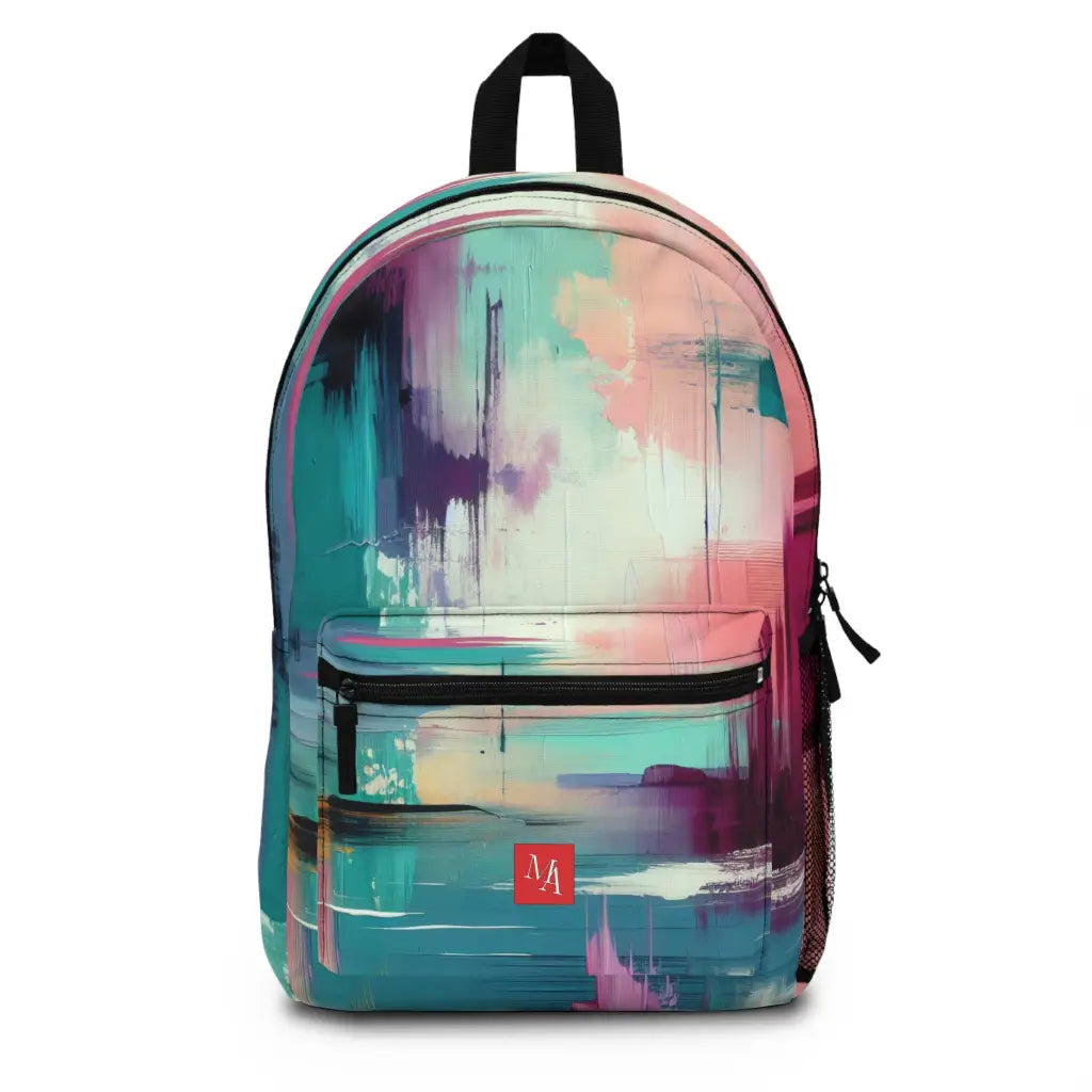 Colorful Horizon Canvas Backpack One size Bags