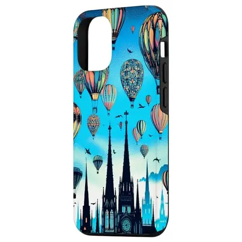 Colorful Hot Air Balloons Over the City Case (iPhone Select