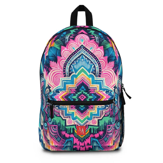 Colorful Mandala Mural Backpack One size Bags