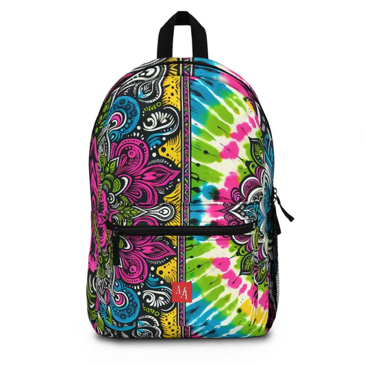 Colorful Mandala Splatter Art Backpack One size Bags