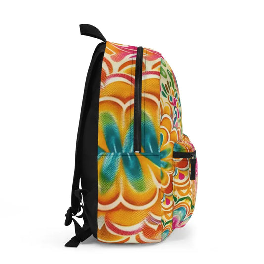 Colorful Paisley Whirls Backpack One size Bags