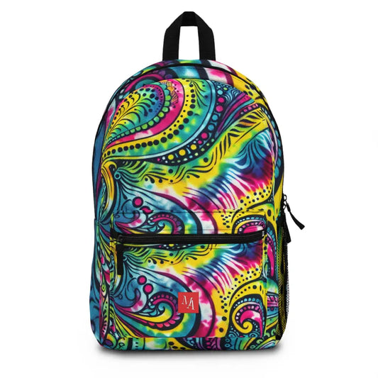 Colorful Paisley Whorls Backpack One size Bags