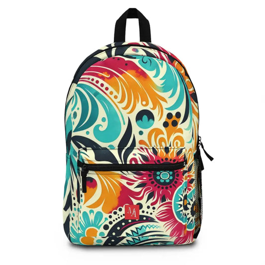 Colorful Patterns Unleashed Backpack One size Bags