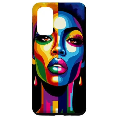 Colorful Portraits of A Stunning African American Woman