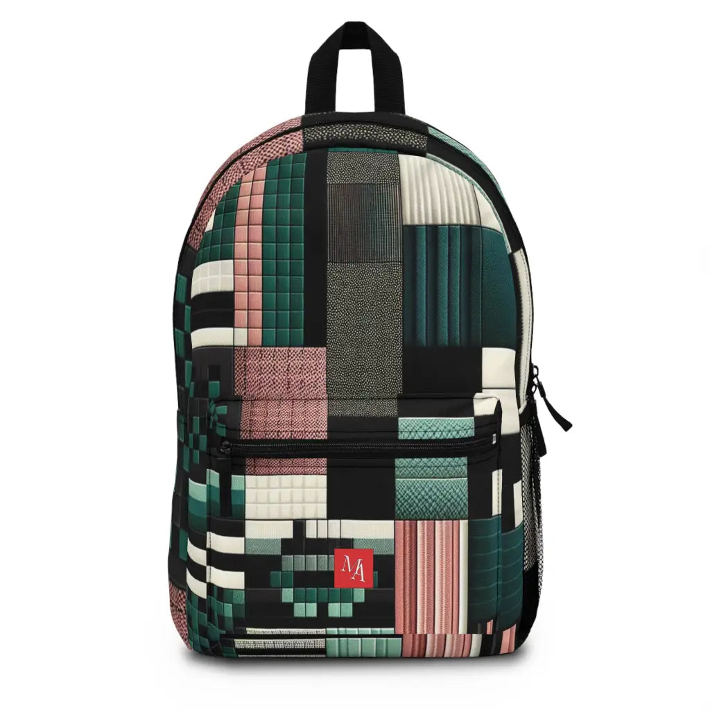 Colorful Tapestry of Shapes Backpack One size Bags