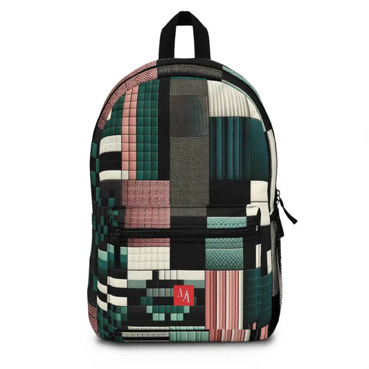 Colorful Tapestry of Shapes Backpack One size Bags