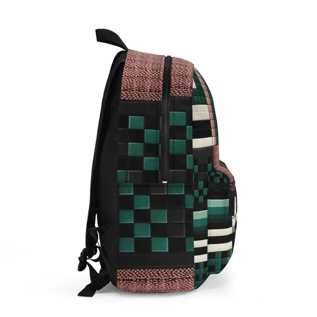 Colorful Tapestry of Shapes Backpack One size Bags