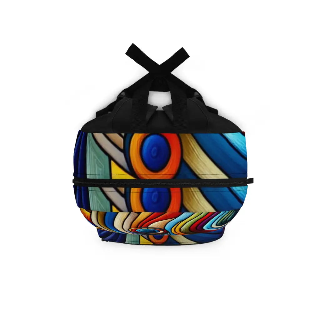 Colorful Whirl of Imagination Backpack One size Bags
