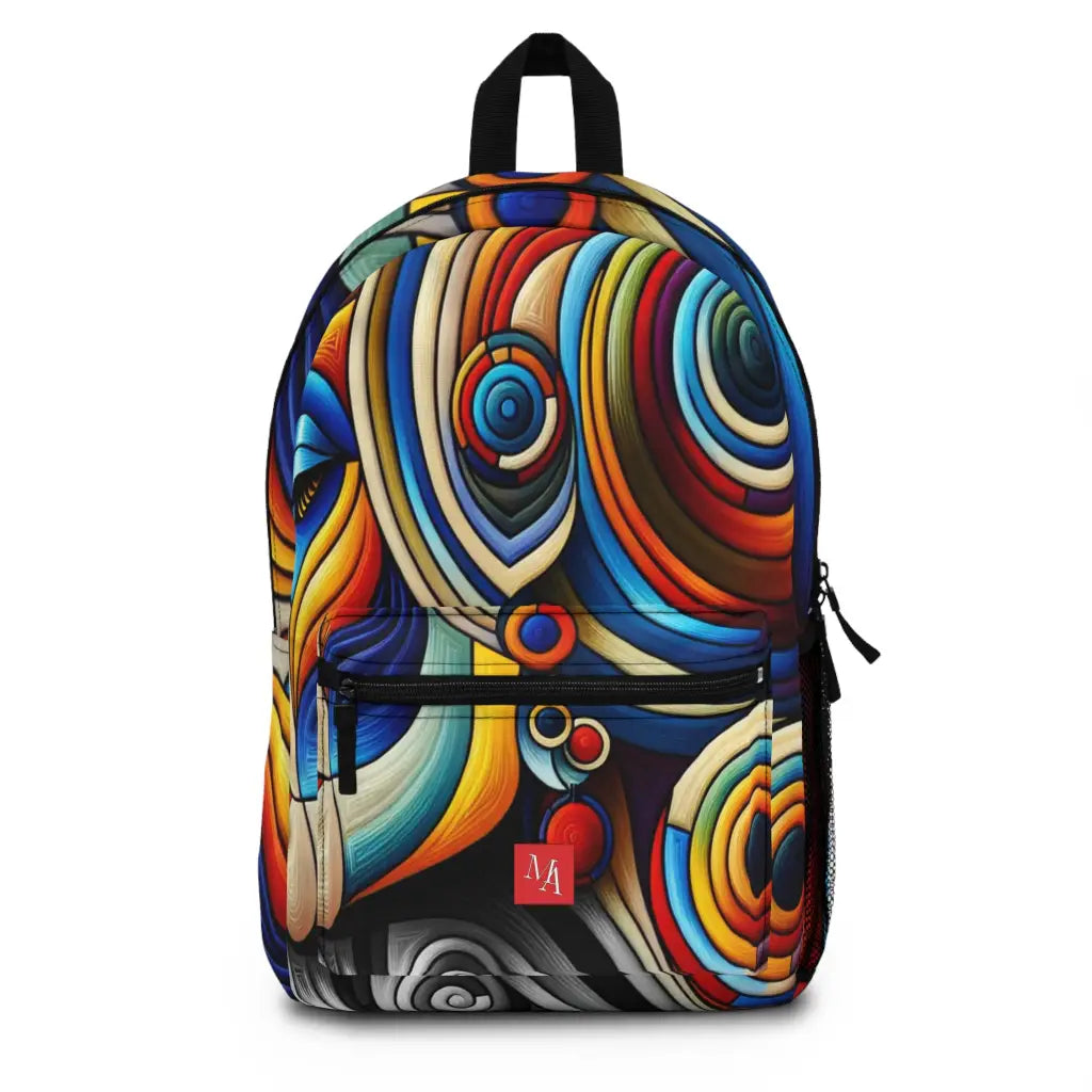 Colorful Whirl of Imagination Backpack One size Bags