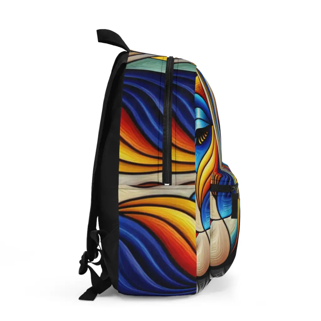 Colorful Whirl of Imagination Backpack One size Bags