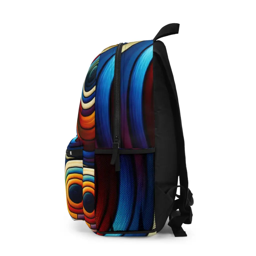 Colorful Whirl of Imagination Backpack One size Bags