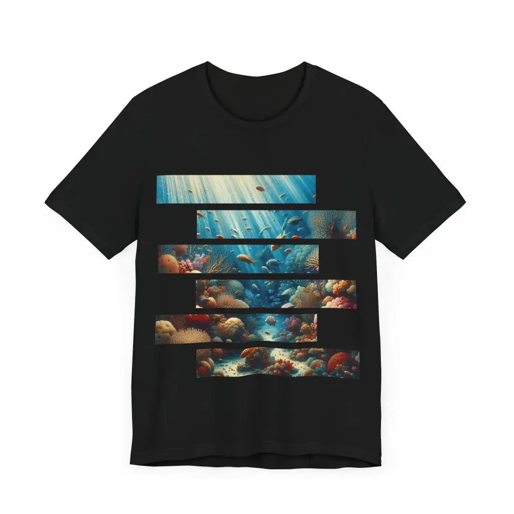 Coral Depths of the Ocean - Jersey Short Sleeve Tee