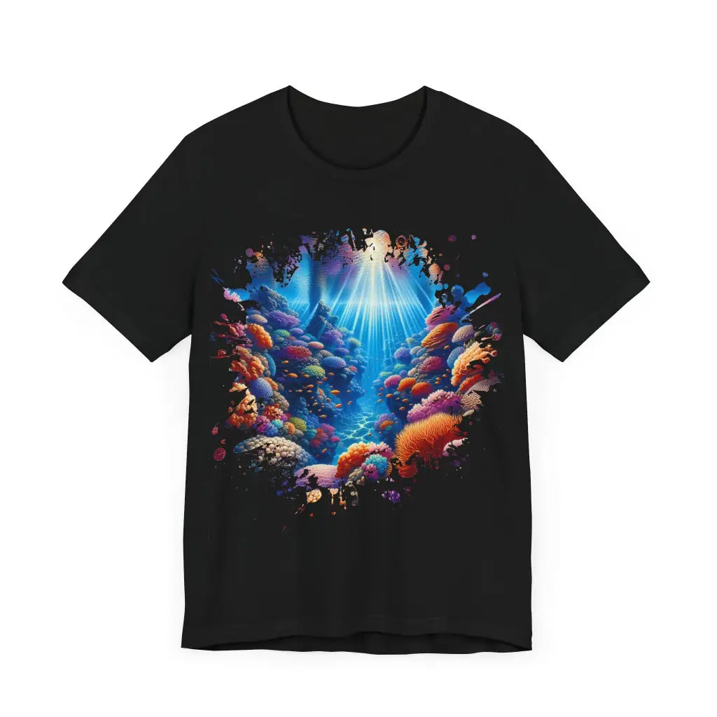 Coral Depths Radiance - Jersey Short Sleeve Tee - T-Shirt