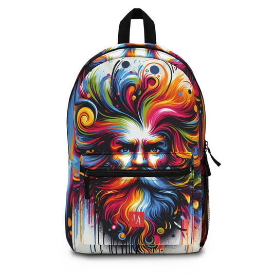 Cosmic Brushwork Symphony Backpack One size Bags